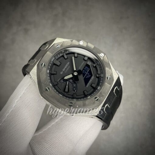 Custom Jam Gshock TMJ CasiOak Malaysia | Customised CasiOak based on Casio Gshock GA2100 | carbon fiber casioak